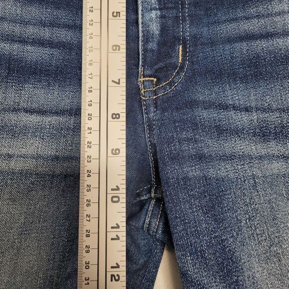 Maurices blue high rise straight factory fading jeans size 8 short - Picture 6 of 6